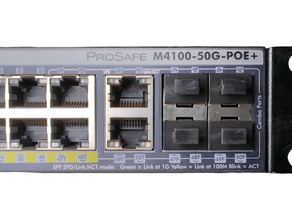 NETGEAR PROSAFE M4100-50G-POE+ GSM7248P 50-Port GbE Managed PoE+ Switch