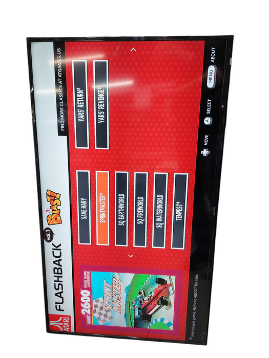 Samsung Tv 50" 4K HD Model: UN50HU6830F Remote & Atari Flashback Blast 20 Games