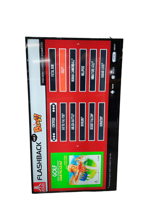 Samsung Tv 50" 4K HD Model: UN50HU6830F Remote & Atari Flashback Blast 20 Games