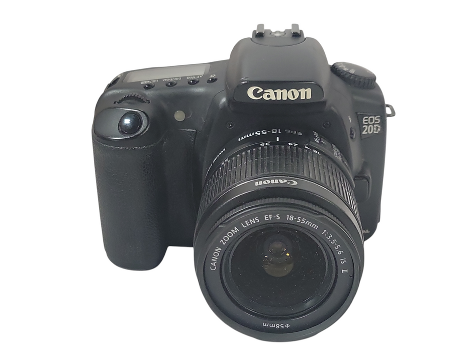 Canon EOS 20D 8.2 MP Digital SLR Camera Body w/ Zoom Lens EF-S 18-55mm, READ