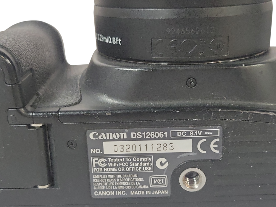 Canon EOS 20D 8.2 MP Digital SLR Camera Body w/ Zoom Lens EF-S 18-55mm, READ