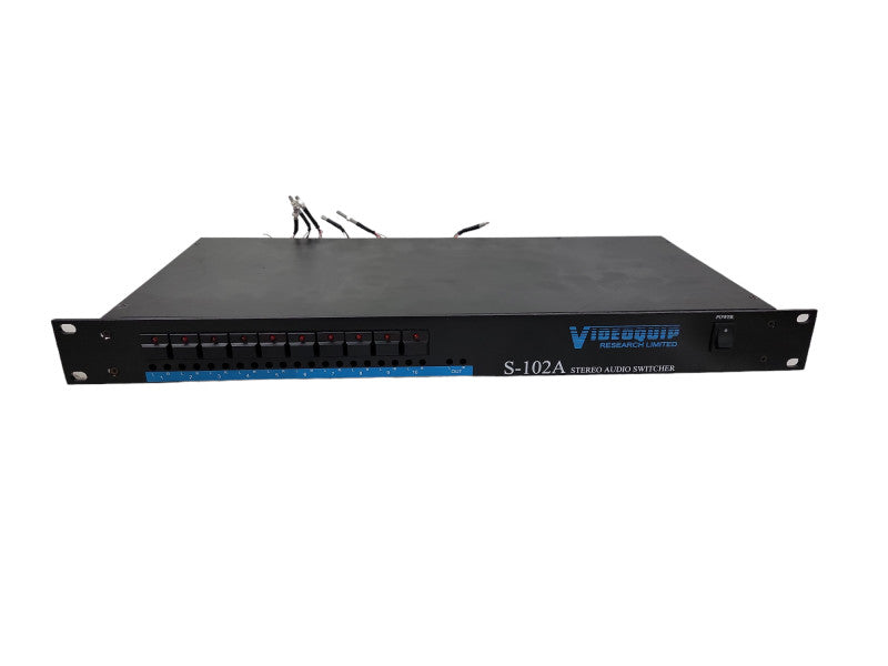 VIDEOQUIP S-102A  STEREO AUDIO SWITCHER Q
