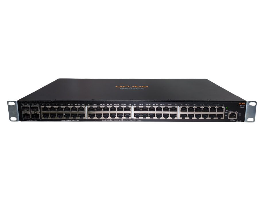HP Aruba 2930F 48-Port Gigabit Ethernet Managed Switch JL254A w/ Rack Ears