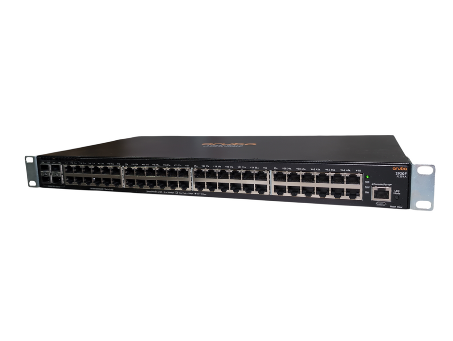 HP Aruba 2930F 48-Port Gigabit Ethernet Managed Switch JL254A w/ Rack Ears
