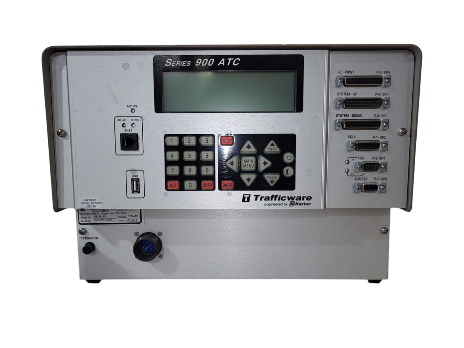 Trafficware Series 900 ATC Controller 980-B140 Traffic Signal Control Uni