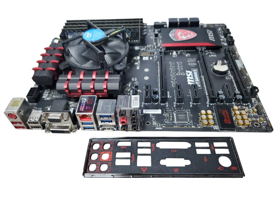 MSI Z97 GAMING 5, i7-4790k, 32Gb Ram, With I/O Shield