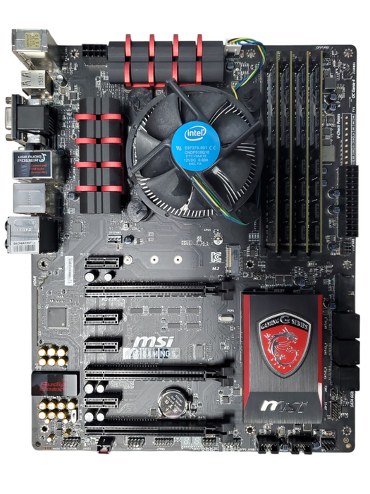 MSI Z97 GAMING 5, i7-4790k, 32Gb Ram, With I/O Shield
