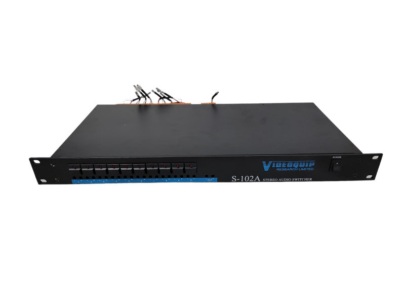 VIDEOQUIP S-102A  STEREO AUDIO SWITCHER Q