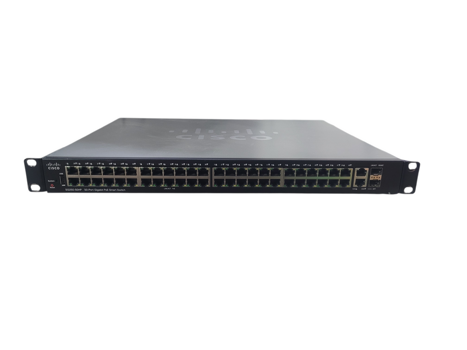 Cisco SG250-50HP 50x port gigabit PoE Smart switch