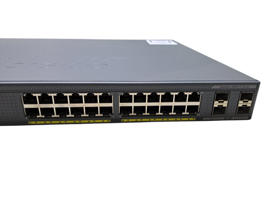 Cisco Catalyst WS-C2960X-24PS-L 24-Port Gigabit PoE Switch *Faulty FAN*