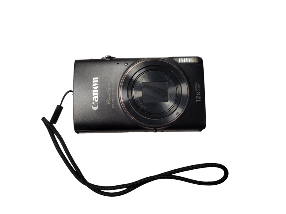 Canon PowerShot ELPH 360 HS 12X Optical Zoom Digital Camera 20.2MP