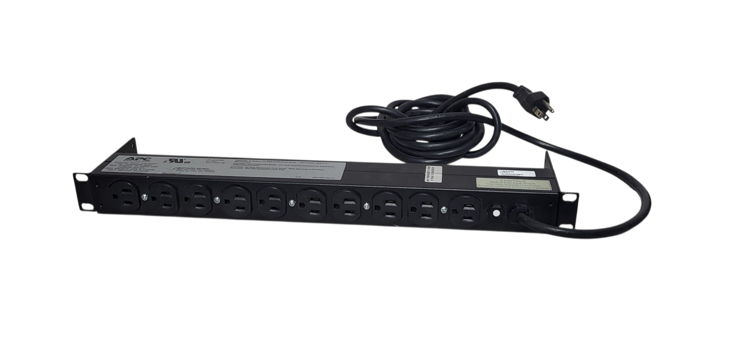 APC AP9562 1U Rack Power Distribution Unit 10-Outlet Grade