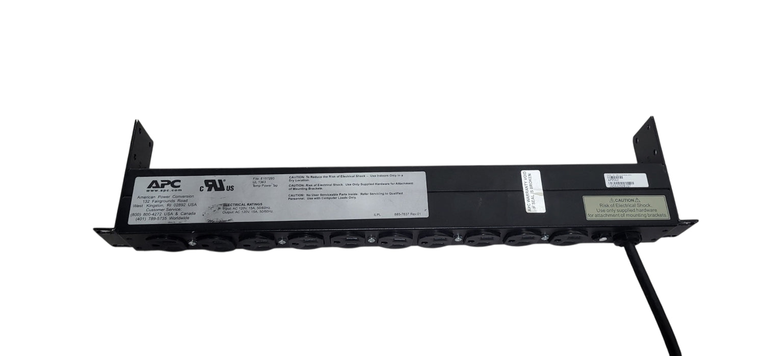 APC AP9562 1U Rack Power Distribution Unit 10-Outlet Grade