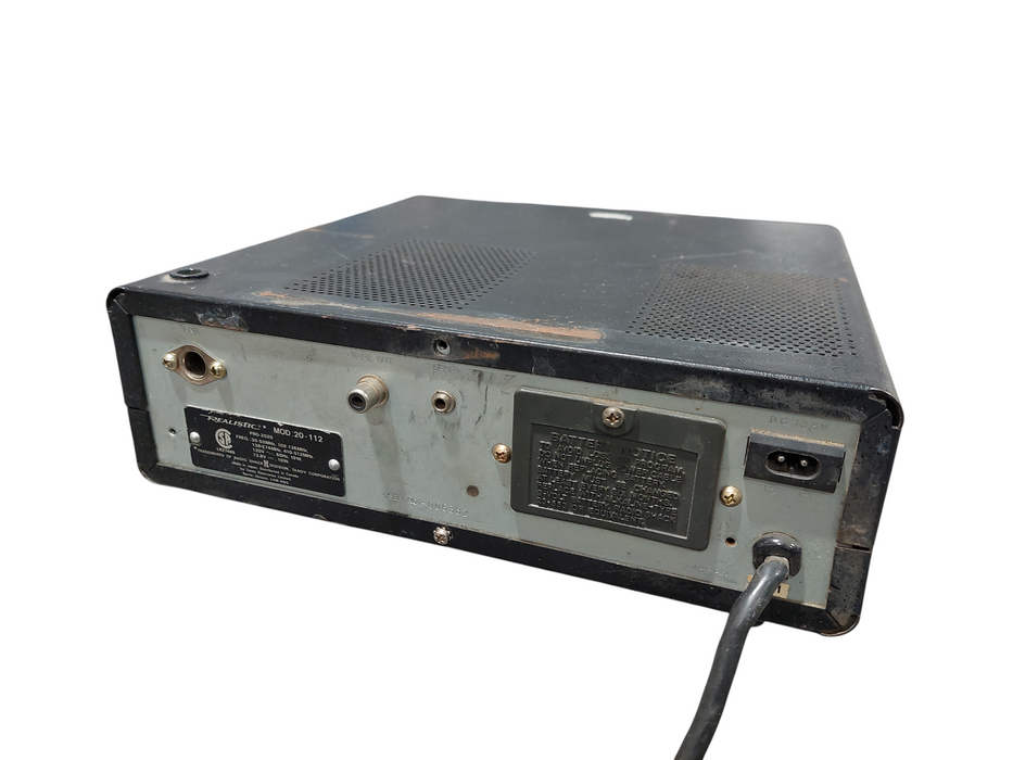 Vintage Realistic UHF AM-FM Direct Entry Programmable Scanner Model: 20-112
