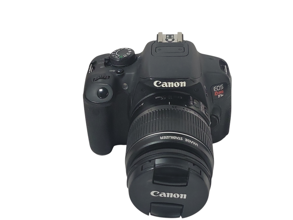 Canon EOS Rebel T5i Digital Camera w/ EFS 18-55mm image stabilizer lens, READ