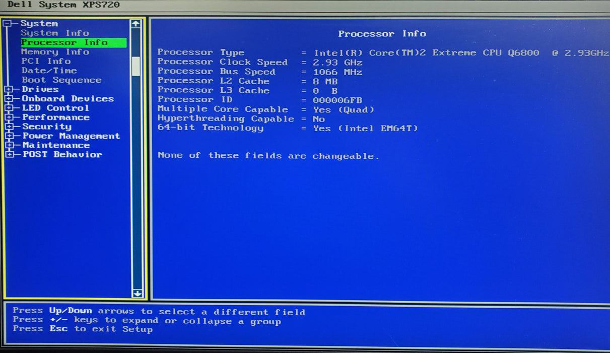 Dell XPS 720 - Intel Core Extreme Q6800, 1GB DDR2 - No GPU/HDD *READ*