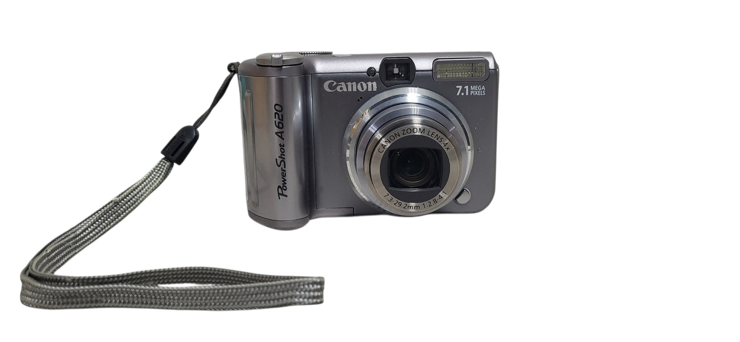 Canon PowerShot A620 Silver 7.1MP 4x Optical Zoom 2" LCD Screen Digital Camera