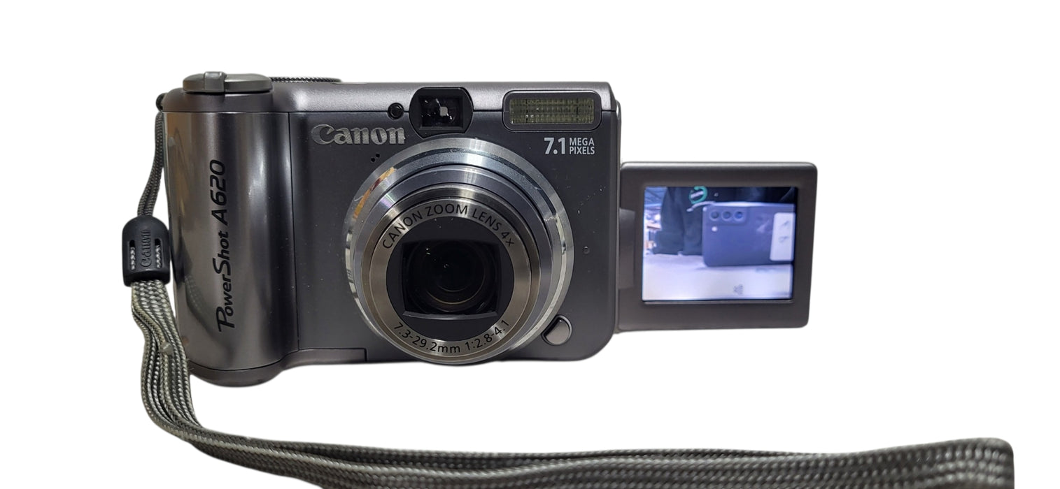 Canon PowerShot A620 Silver 7.1MP 4x Optical Zoom 2" LCD Screen Digital Camera