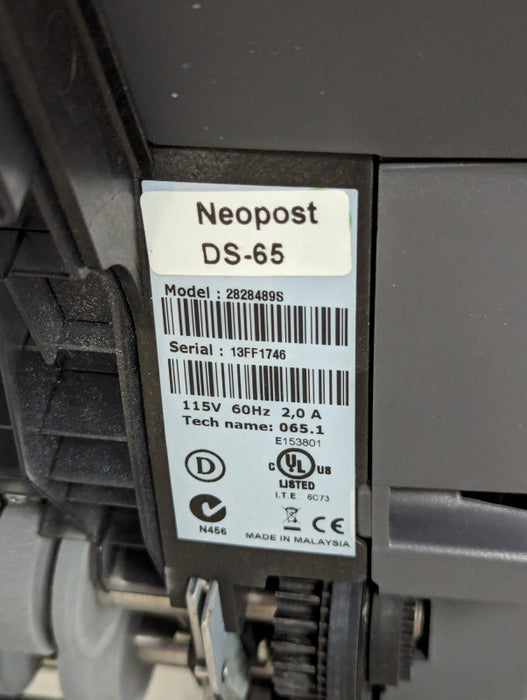 Quadient Neopost DS-65 tabletop folder inserter envelope stuffing machine  -