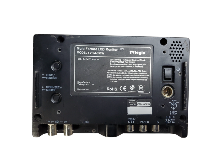 TV Logic VFM-056W 5.6' Multi Format LCD Monitor *READ*
