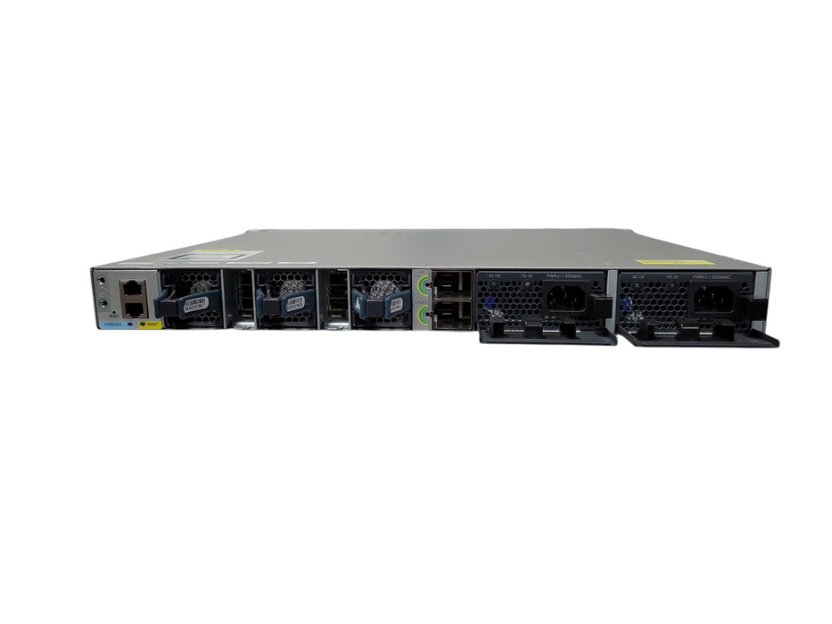 Cisco Catalyst WS-C3850-24T-S 24-Port Network Switch 2x 350W PSU