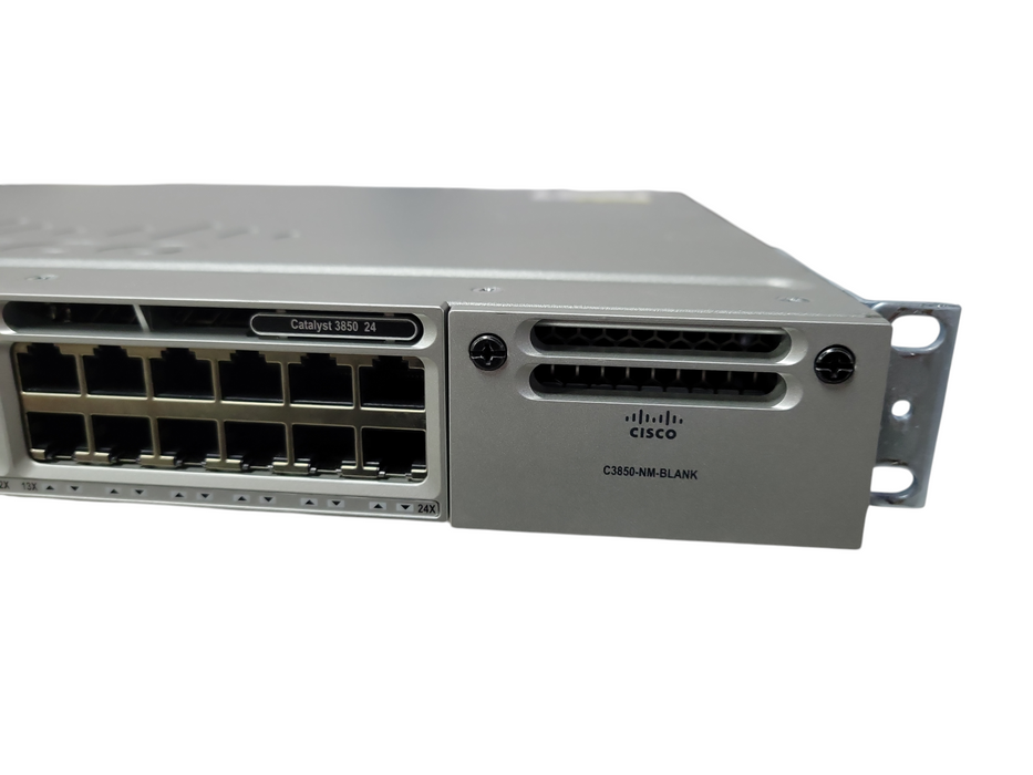Cisco Catalyst WS-C3850-24T-S 24-Port Network Switch 2x 350W PSU