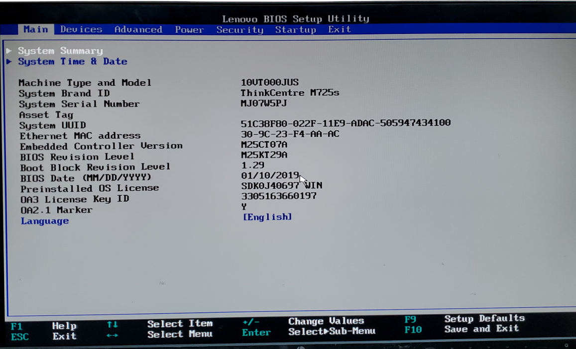 Lenovo ThinkCentre M725s SFF AMD Ryzen 5 Pro 2400G 3.6GHz 8GB RAM NO-HDD/SSD