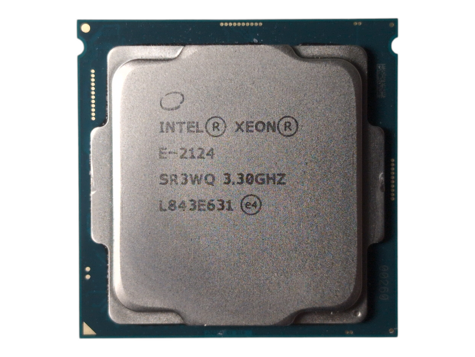 Intel Xeon E-2124 SR3WQ 3.30GHz 8 MB 4-Core LGA1151 Socket CPU Processor
