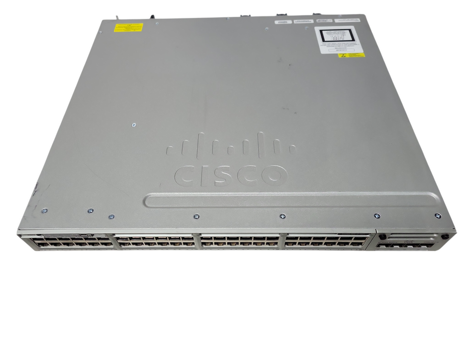 Cisco WS-C3850-48P-S 48-Port Gigabit PoE+ Switch w/ C3850-NM-4-1G