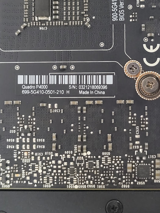 Dell Quadro P4000 8GB GDDR5 Graphics Card TWPW0