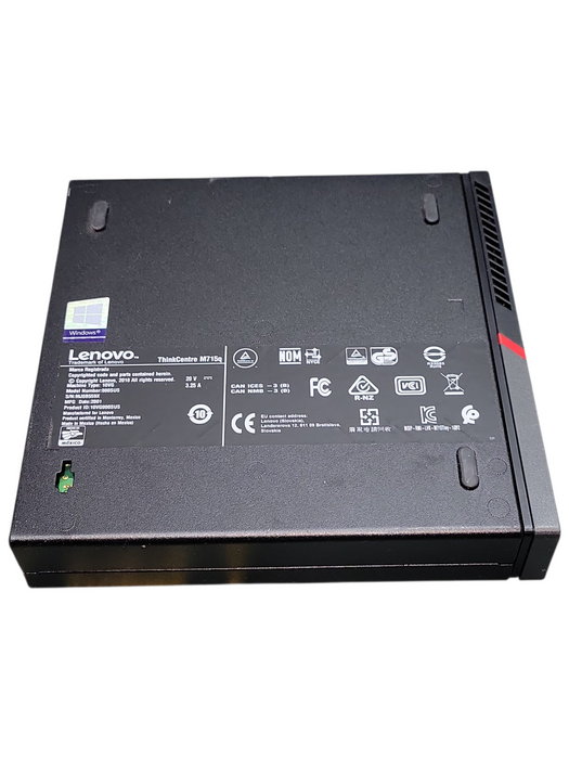 Lenovo ThinkCentre M715q USFF w/ AMD Ryzen 5 Pro 2400GE 8GB RAM No HDD *Qty*
