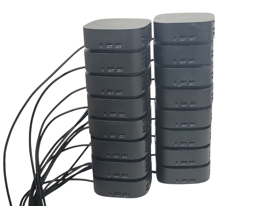 Lot of 16x (12x HP USB-C G5, 3x HP USB C/A UNIVERSAL DOCK G2, 1x HP USB-C G5 ESS