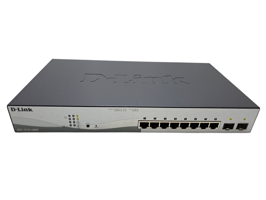 D-Link DGS-1210-10MP | 10-Port Gigabit Smart PoE Switch