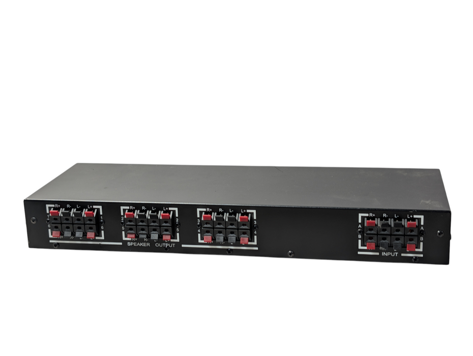 6 Zone Speaker with Selector Dual Stereo Inputs