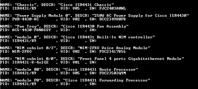 Cisco ISR4431/K9 Series Integrated Services Router, 1x PSU