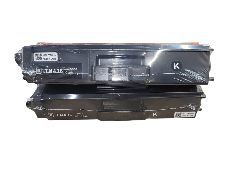 Lot of 2x Brother TN-436 Black Extra High Yield Toner Cartridge Brand new
