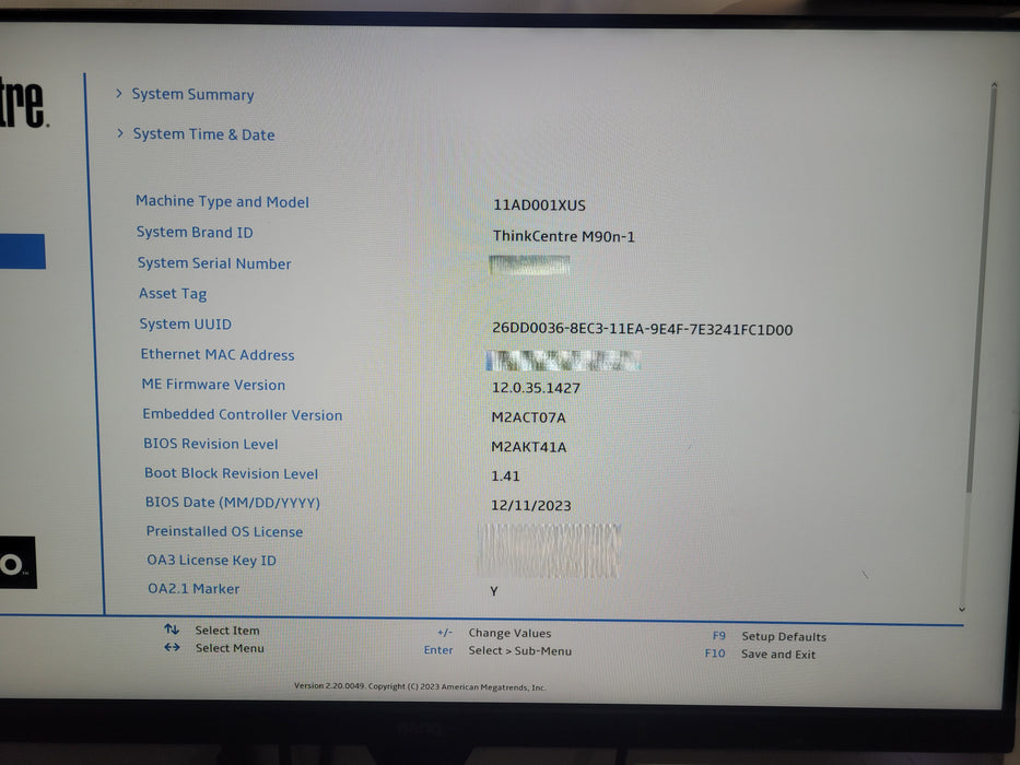 Lenovo ThinkCentre M90n-1 | i7-8665U @1.90GHz 16GB DDR4 256GB MVMe |READ!!!