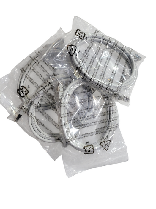 Cat 7 High-Speed Gigabit Ethernet Cable 10ft White (4-Pack)