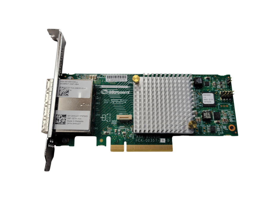 Dell HHJD7 Microsemi ASA-80165H 16 PORT 12Gb HBA SFF8644 Full Height Bracket