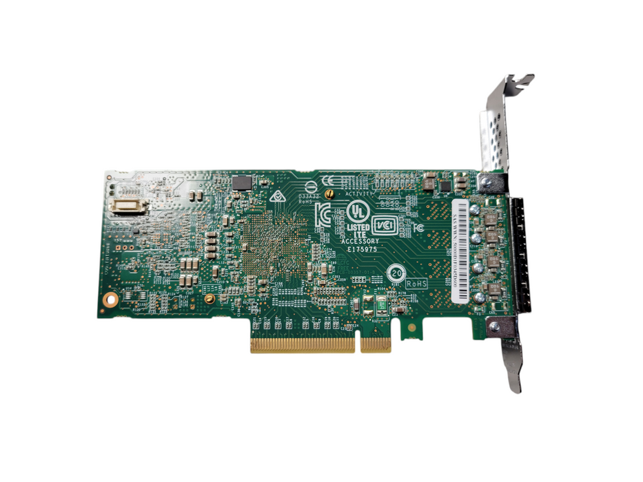 Dell HHJD7 Microsemi ASA-80165H 16 PORT 12Gb HBA SFF8644 Full Height Bracket