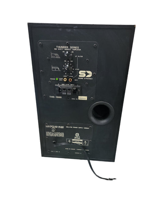 Sound Dynamics 8\\" Powered Subwoofer THS-1000 Thunder Series  | Please Read