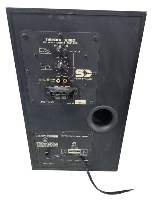 Sound Dynamics 8\\" Powered Subwoofer THS-1000 Thunder Series  | Please Read