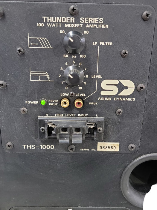 Sound Dynamics 8\\" Powered Subwoofer THS-1000 Thunder Series  | Please Read