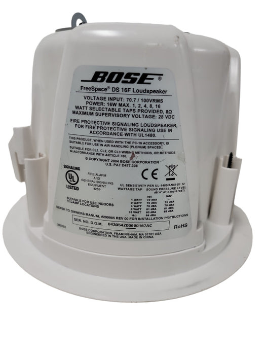 Pair of Bose Free Space DS16F Loudspeaker Ceiling Mounted Speaker