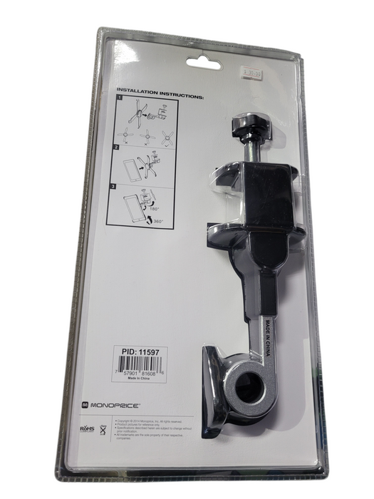 Monoprice 11597 Adjustable Desk Mount Swivel Stand for Apple iPad 2/3/4