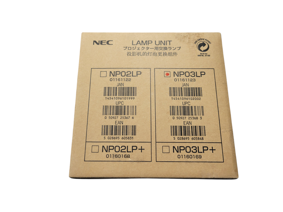 Genuine NEC Display NP03LP Replacement Lamp for NEC NP60