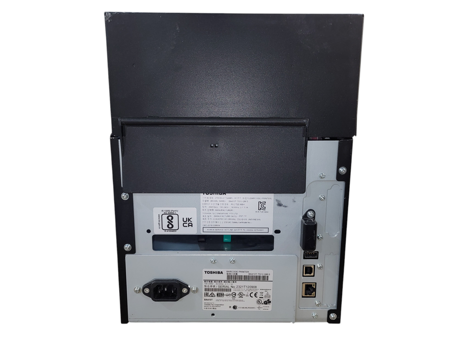 Toshiba BA410T-TS12-QM-S 203dpi Industrial business Barcode Printer