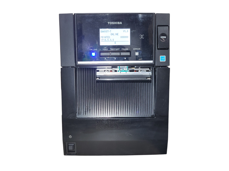 Toshiba BA410T-TS12-QM-S 203dpi Industrial business Barcode Printer
