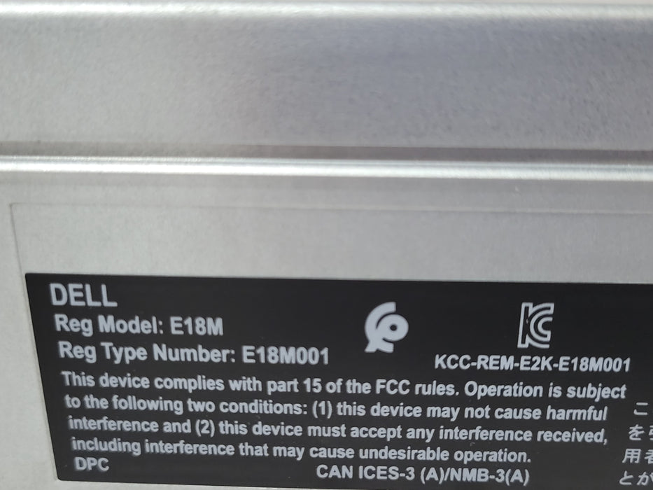 Dell 654Y9 E18M001 Storage Controller w/ Intel CPU 16GB Memory and Battery