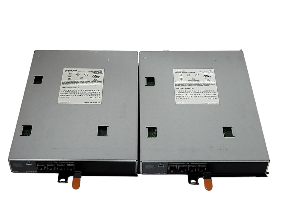 Lot of 2x Dell E09M004 0V9K2G 12G-SAS-4 EMM storage array controllers